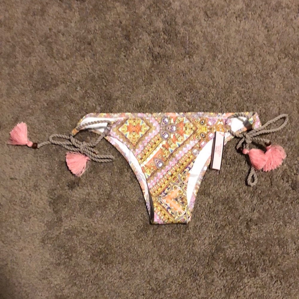 Victoria Secret Swim Bikini Bottom.  New.  Tags and hygienic liner.